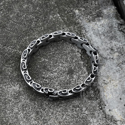 Vintage Dragon Bones Stainless Steel Animal Bracelet