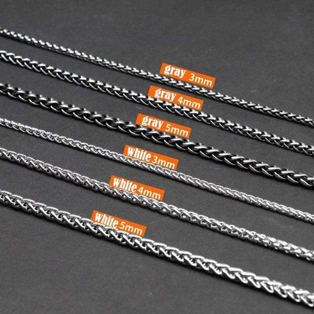 Wheat Ear Stainless Steel Chain