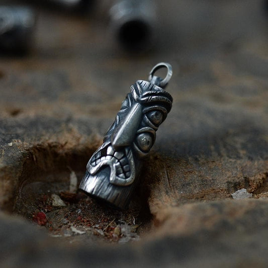 Tribal Totem Pole 316L Stainless Steel Pendant