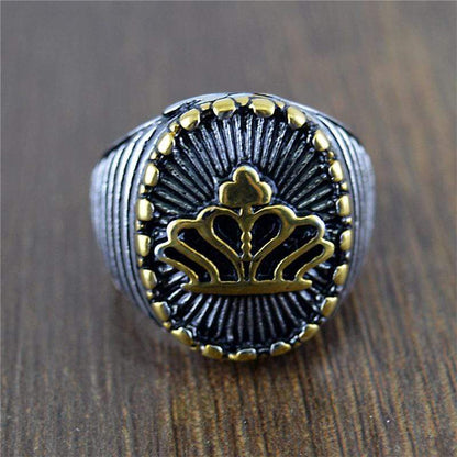 Crown Stainless Steel Ring