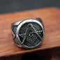 Classic Simple Stainless Steel Masonic Ring