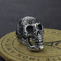 Tattoo Stainless Steel Skull Ring