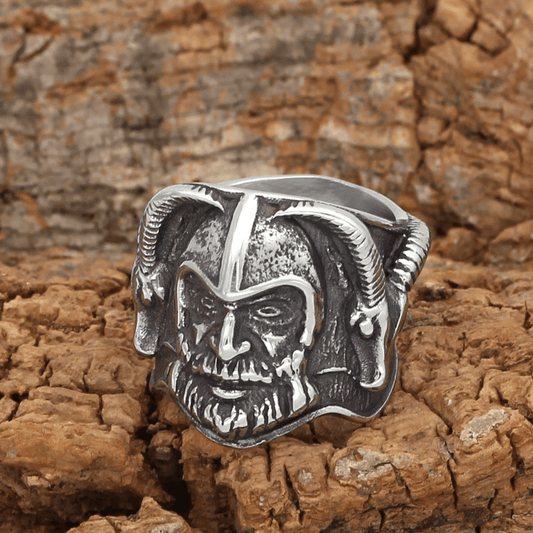 Sheep Head Odin Stainless Steel Viking Ring