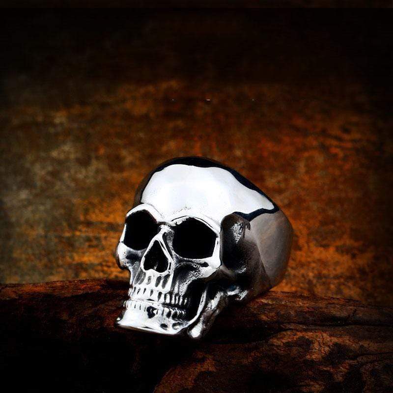 Soul Leader Stainless Steel Skull Ring