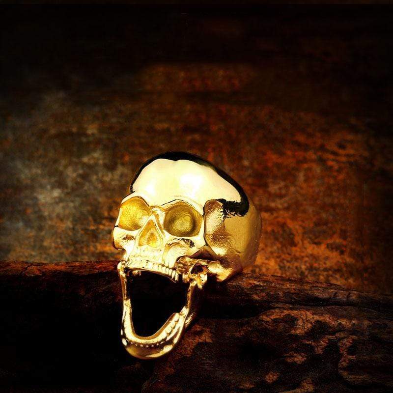 Soul Leader Stainless Steel Skull Ring