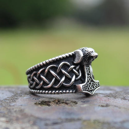 Celtic Knot Nordic Viking Ring