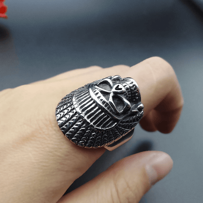 Chief Stainless Steel Skull Ring