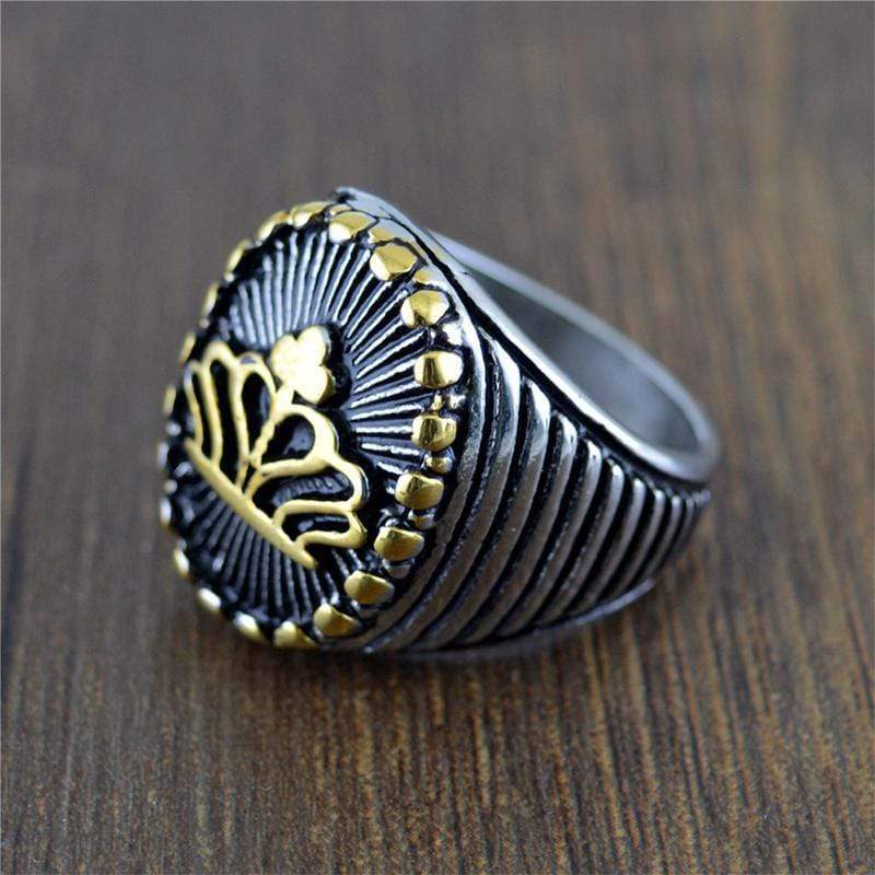 Crown Stainless Steel Ring