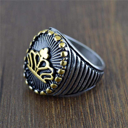 Crown Stainless Steel Ring