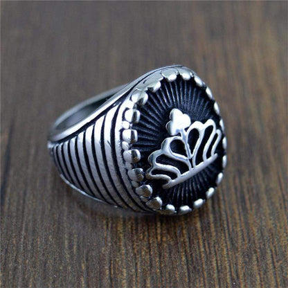 Crown Stainless Steel Ring