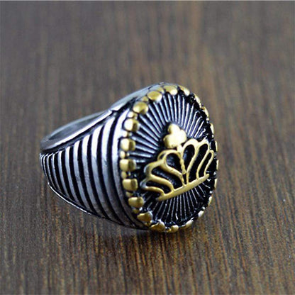 Crown Stainless Steel Ring