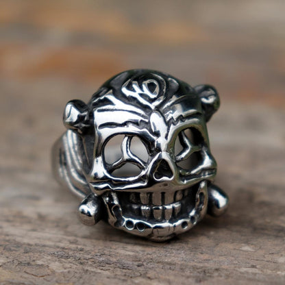 Ethnic Retro Style Skull Ring