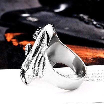 Skeleton 316L Stainless Steel Skull Ring