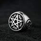 Pentagram Stainless Steel Ring