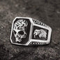 Retro Eagle Stainless Steel Skull Ring