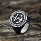 Navy Anchor Knot Seagull Stainless Steel Marine Ring