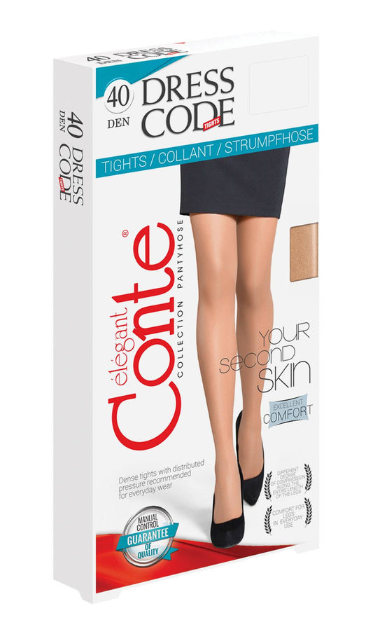 Tights Conte Dress Code 40 Den - Second Skin Effect