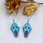Halloween Grimace Skull Acrylic Earrings