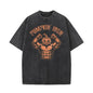 Halloween Pumpkin Iron Vintage Washed T-shirt