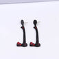 Halloween Red Print Acrylic Earrings