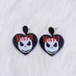 Halloween Skeleton Hands Acrylic Skull Earrings