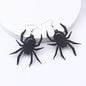 Halloween Spider Design Acrylic Earrings
