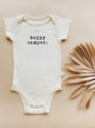 Happy Camper Organic Cotton Baby Bodysuit Short Sleeve