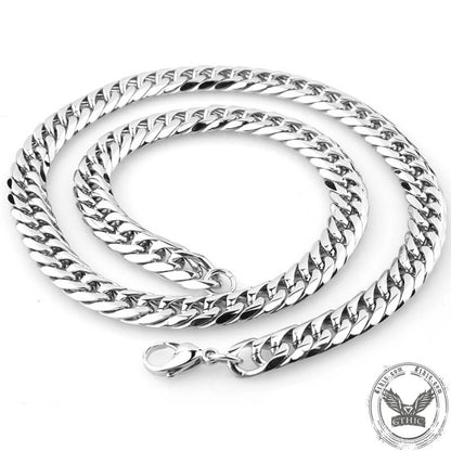 Heavy Men’s Stainless Steel Cuban Link Chain Necklace