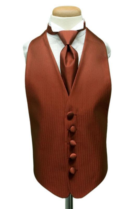 Herringbone Kids Tuxedo Vest