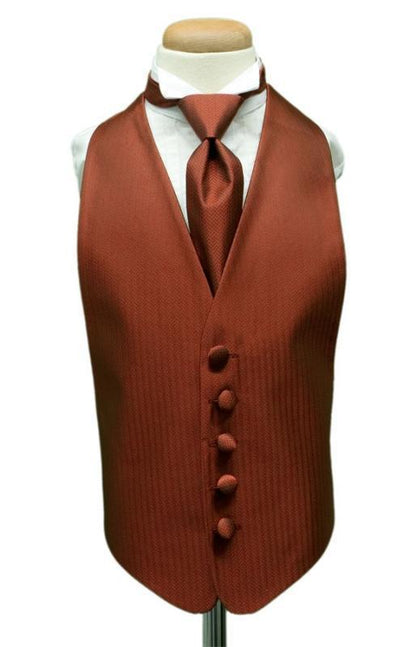 Herringbone Kids Tuxedo Vest