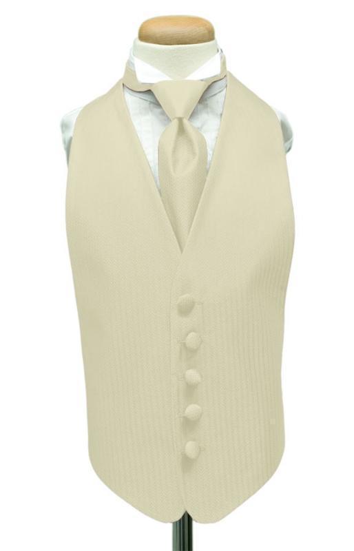Herringbone Kids Tuxedo Vest 2