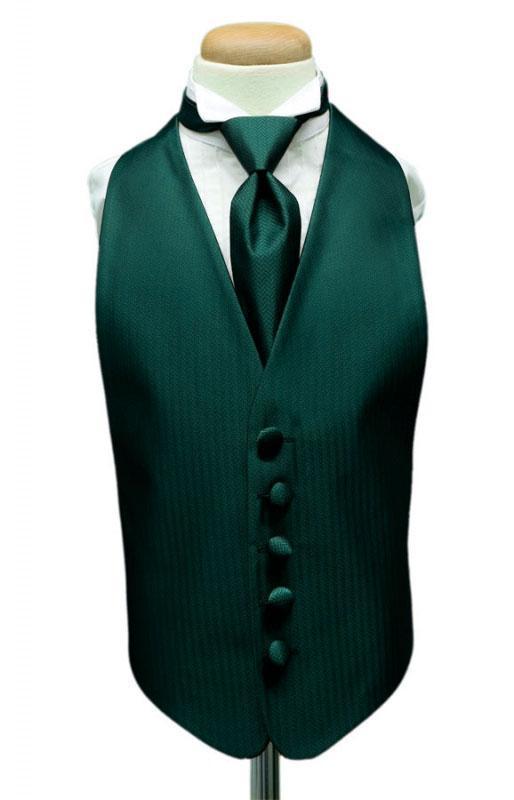 Herringbone Kids Tuxedo Vest 2