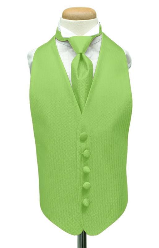 Herringbone Kids Tuxedo Vest 2