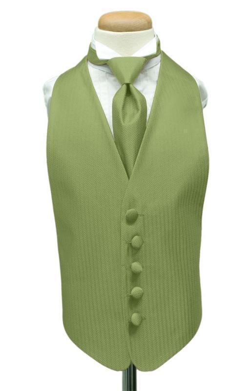 Herringbone Kids Tuxedo Vest 2