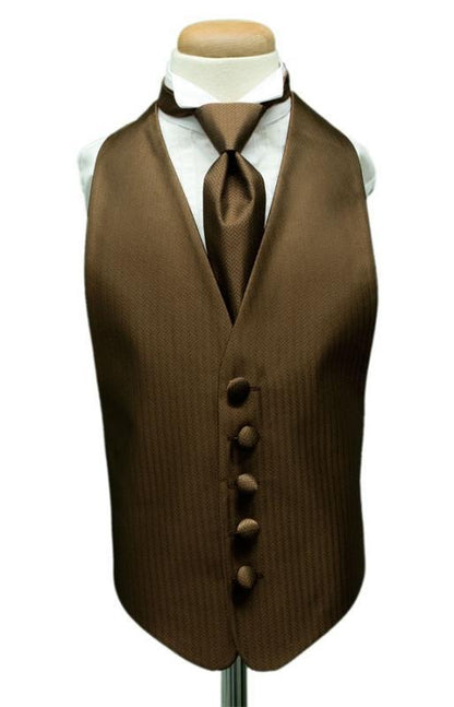 Herringbone Kids Tuxedo Vest 2