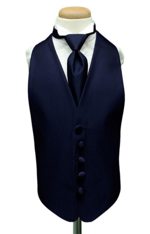 Herringbone Kids Tuxedo Vest 2