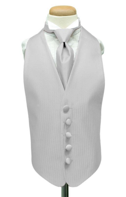 Herringbone Kids Tuxedo Vest 2