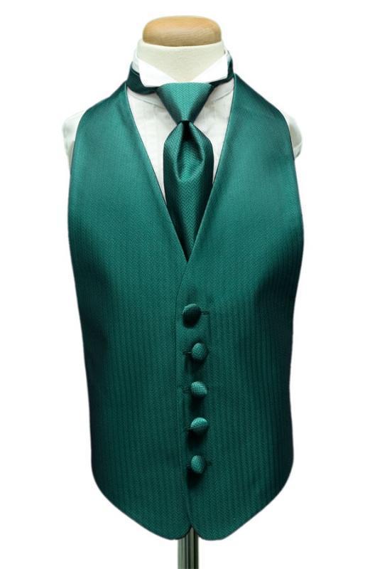 Herringbone Kids Tuxedo Vest 2