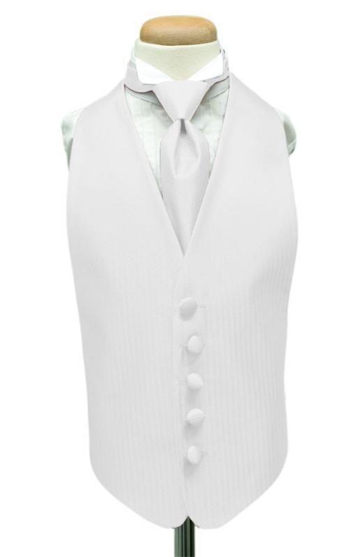 Herringbone Kids Tuxedo Vest 2