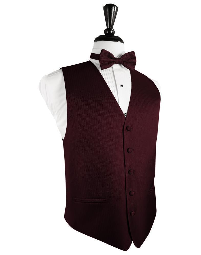 Herringbone Tuxedo Vest 3