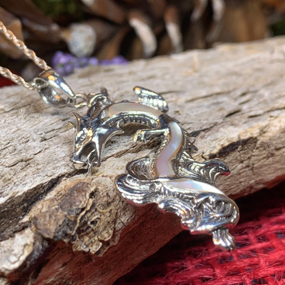 Bluefire Dragon Necklace