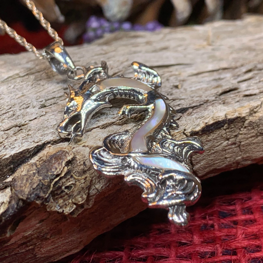Bluefire Dragon Necklace