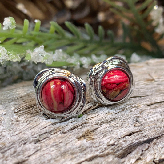 Celtic Heathergems Post Earrings