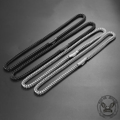 Hip Hop Franco Chain Stainless Steel Necklace