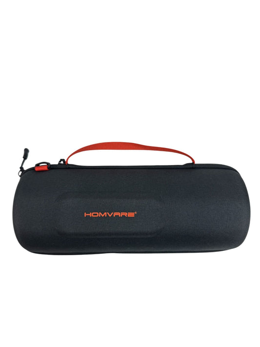 Homvare Portable Speaker Case with Adjustable Strap – Durable Storage for Travel & Protection - Black