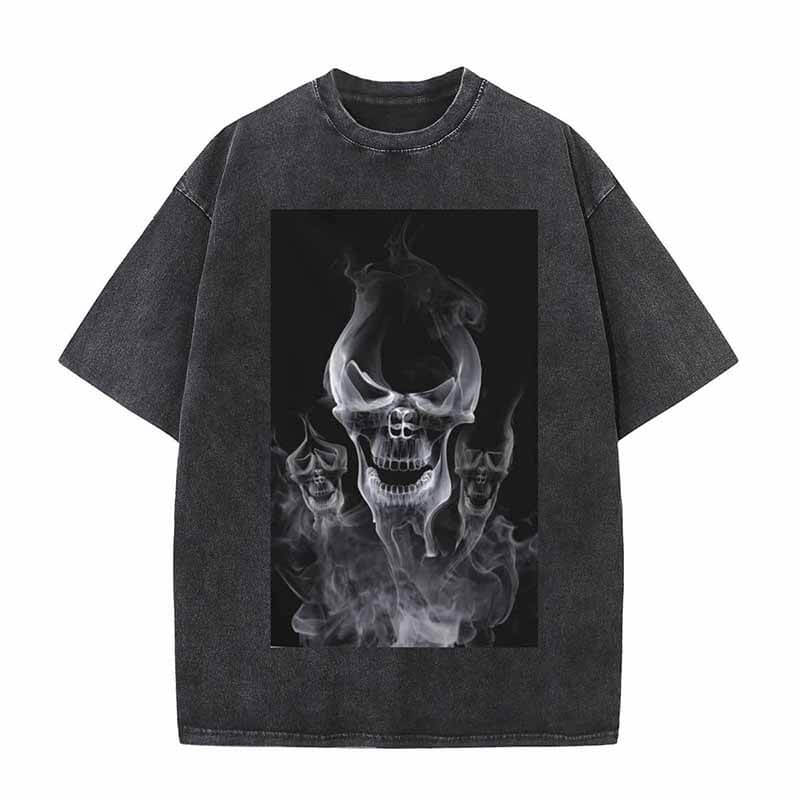 Horror Ghost Skull Gothic T-shirt