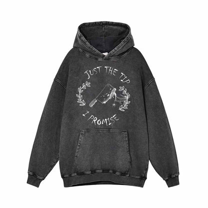Horror Just The Tip Vintage Washed Hoodie Sweatshirt