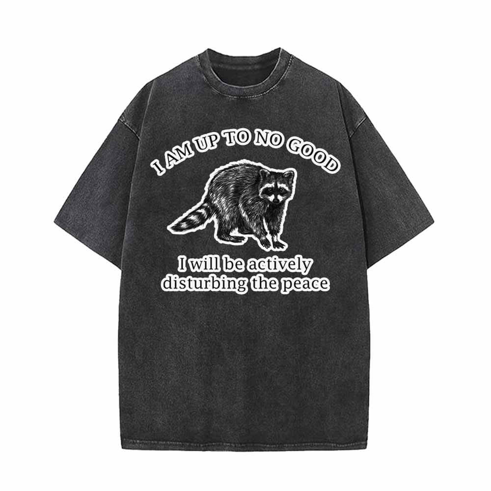 I Am Up To No Good Vintage Washed T-shirt