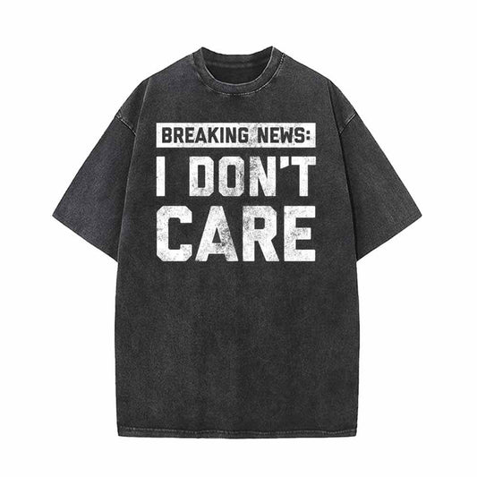 I Don’t Care Vintage Washed T-shirt