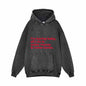 I’m Boring Baby All I Do Vintage Washed Hoodie